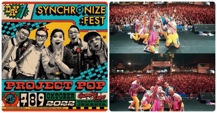 Tampil di Synchronize Fest 2022 Project Pop Kenang Oon